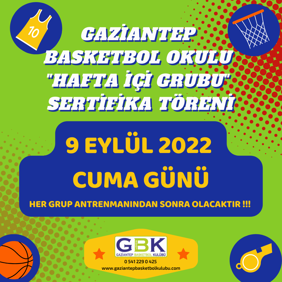 SERTİFİKA DAĞITIMI HAKKINDA BİLGİLENDİRME !!!