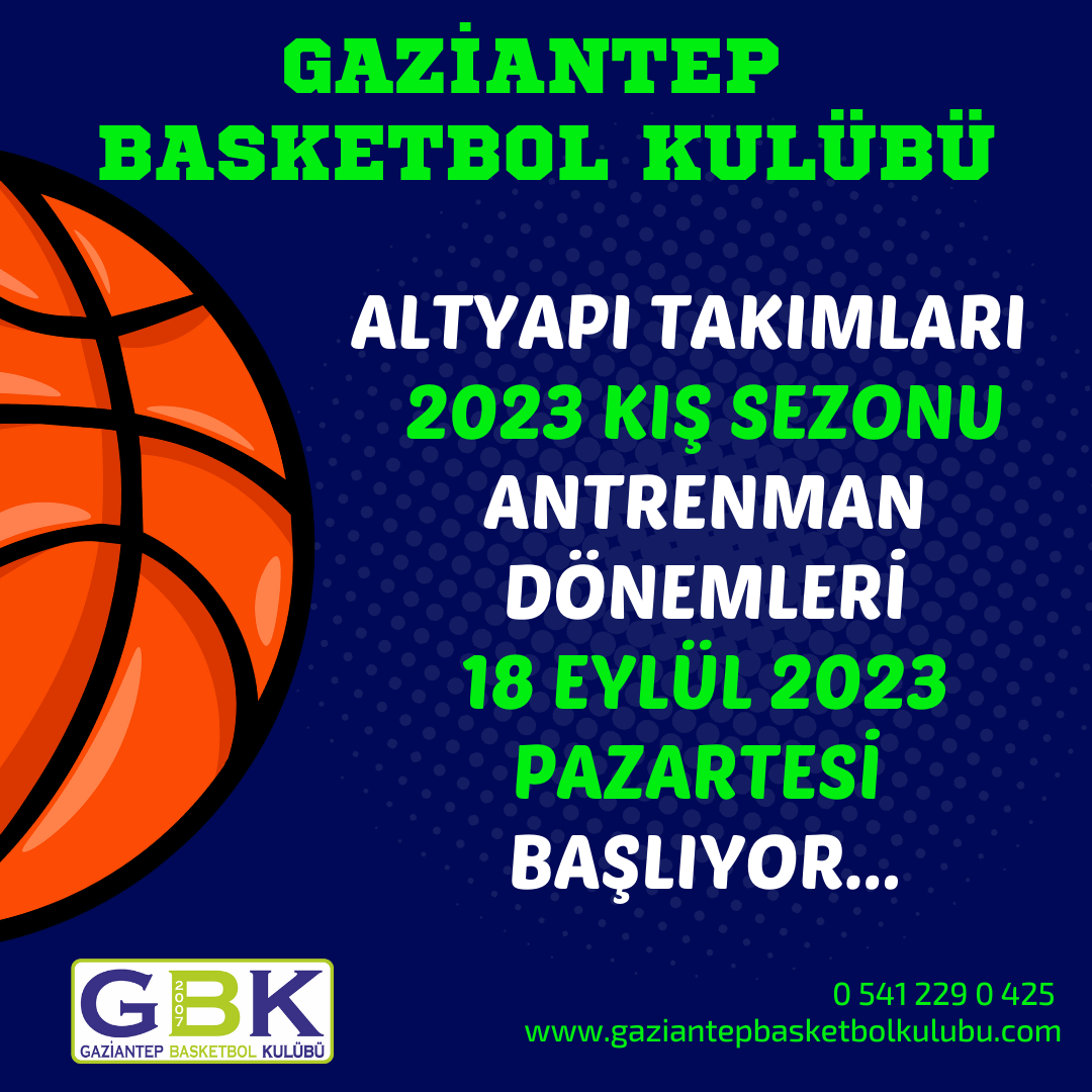 2023 KIŞ SEZONU BASKETBOL ALTYAPI TAKIMLARIMIZIN ANTRENMAN DÖNEMLERİ !!!